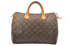 Authentic Louis Vuitton Monogram Speedy 30 Hand Boston Bag M41526 LV 2463J