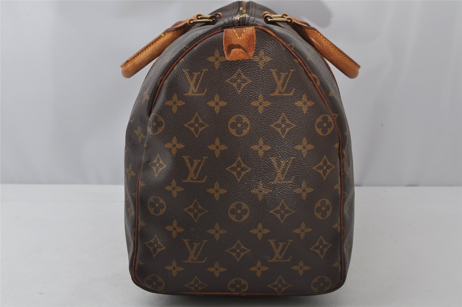 Authentic Louis Vuitton Monogram Keepall Bandouliere 45 M41418 Boston Bag 2464J