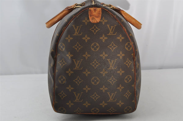 Authentic Louis Vuitton Monogram Keepall Bandouliere 45 M41418 Boston Bag 2464J