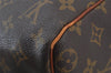 Authentic Louis Vuitton Monogram Keepall Bandouliere 45 M41418 Boston Bag 2464J