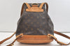 Authentic Louis Vuitton Monogram Montsouris PM Backpack M51137 LV 2464K