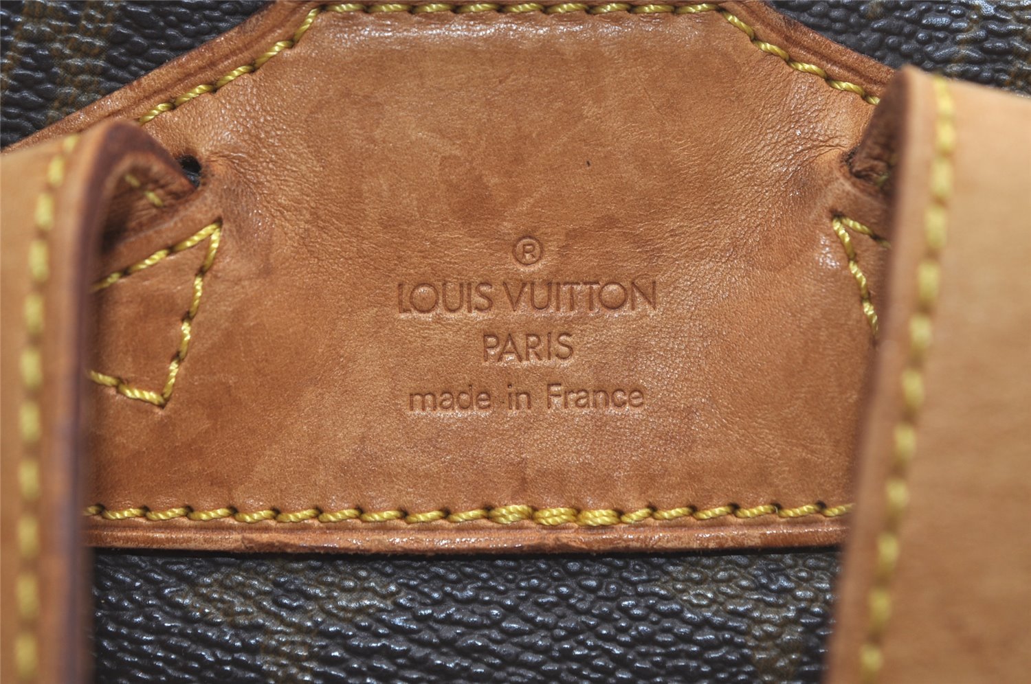 Authentic Louis Vuitton Monogram Montsouris PM Backpack M51137 LV 2464K