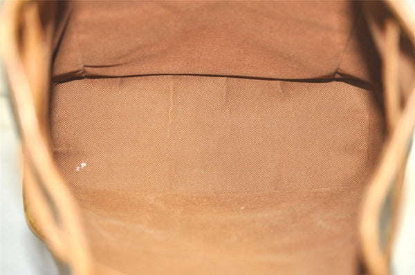 Authentic Louis Vuitton Monogram Montsouris PM Backpack M51137 LV 2464K