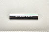 Authentic BURBERRY Vintage Leather Shoulder Hand Bag White 2465K