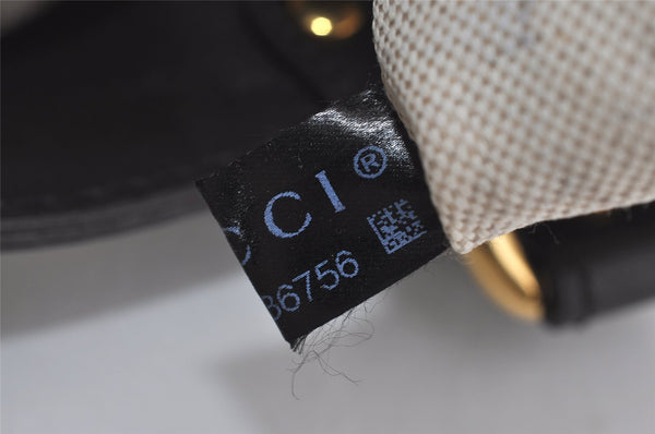 Authentic GUCCI Scarlett Tote Hand Bag GG Canvas Leather 269953 Brown 2466I