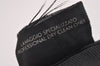 Authentic GUCCI Sherry Line Cap GG Canvas Leather Size XS Black 2467I