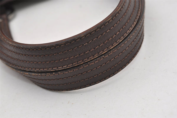 Authentic GUCCI Vintage Shoulder Tote Bag GG Canvas Leather 113017 Brown 2467J