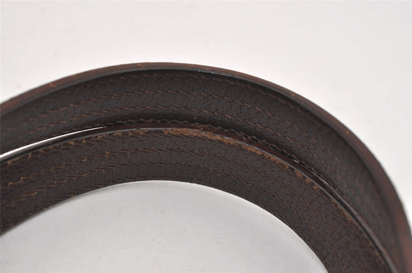 Authentic GUCCI Vintage Shoulder Tote Bag GG Canvas Leather 113017 Brown 2467J