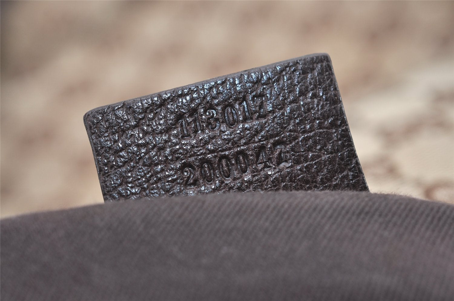 Authentic GUCCI Vintage Shoulder Tote Bag GG Canvas Leather 113017 Brown 2467J