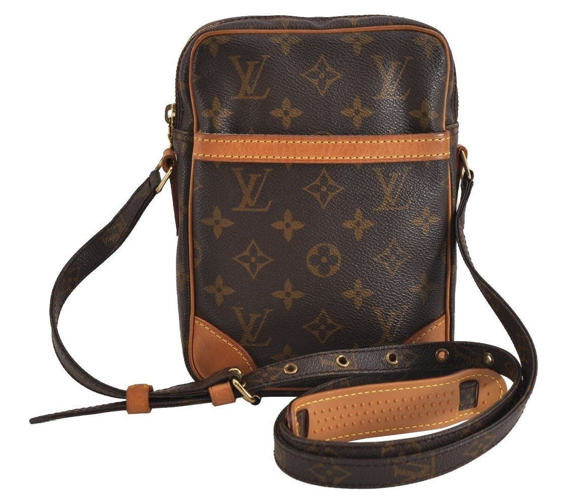 Authentic Louis Vuitton Monogram Danube Shoulder Cross Body Bag M45266 LV 2468J