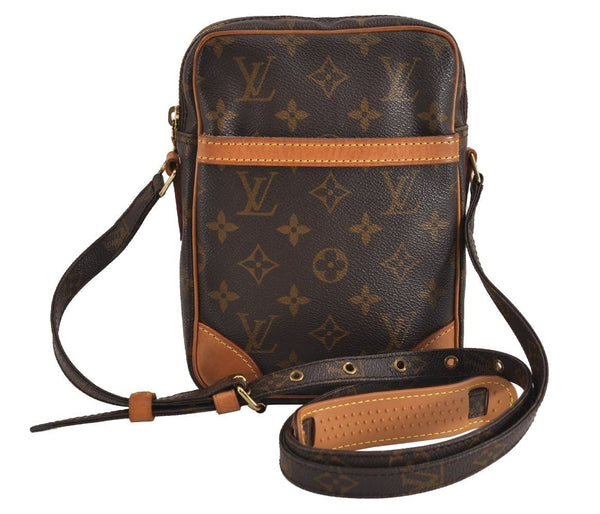 Authentic Louis Vuitton Monogram Danube Shoulder Cross Body Bag M45266 LV 2468J
