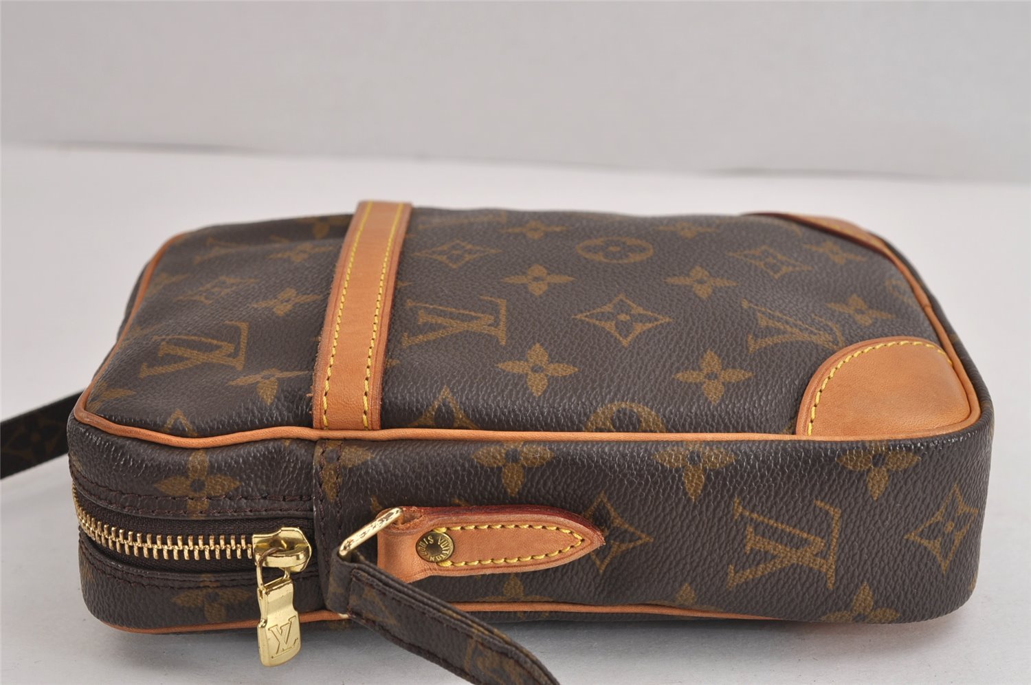 Authentic Louis Vuitton Monogram Danube Shoulder Cross Body Bag M45266 LV 2468J