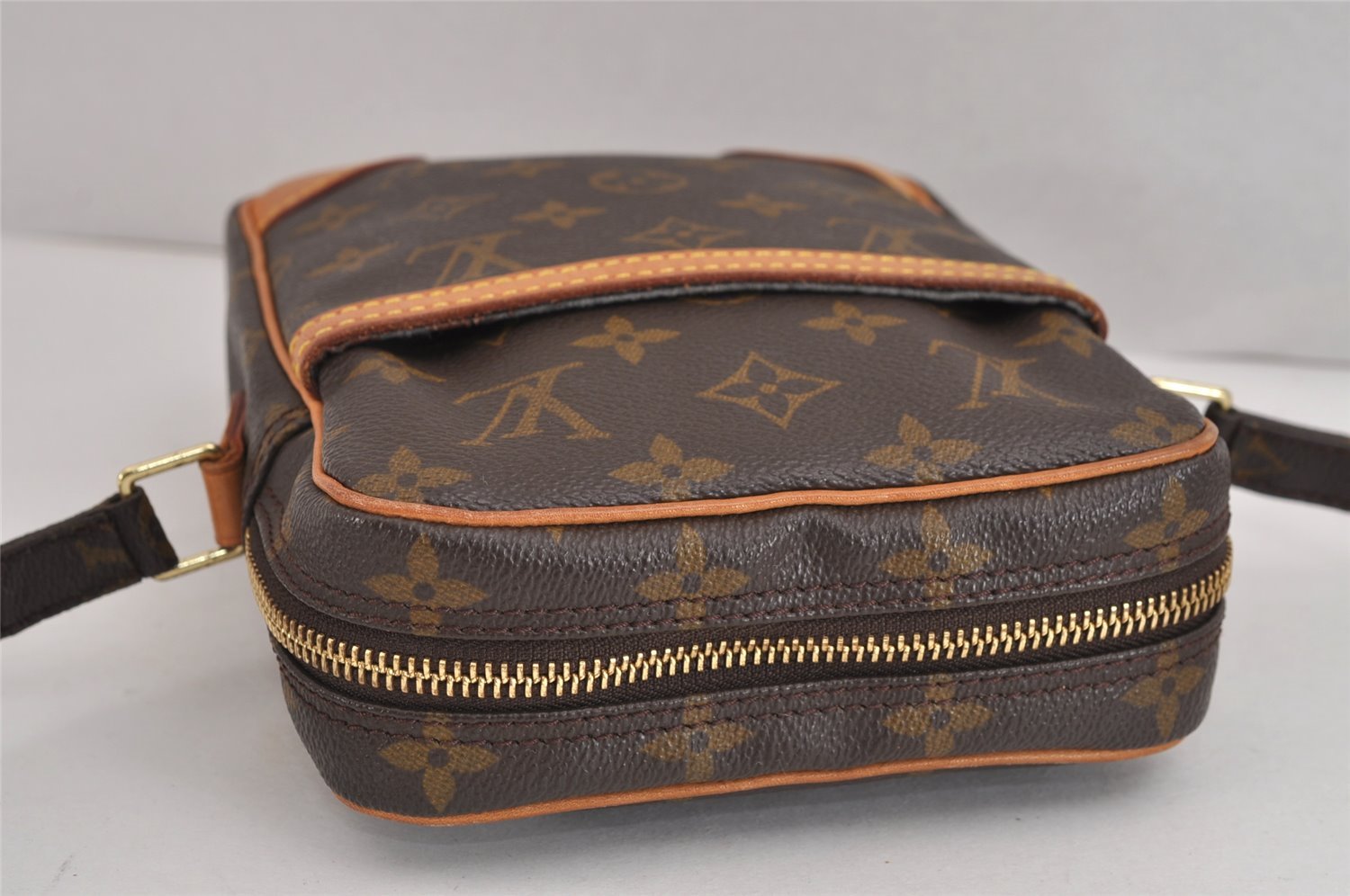 Authentic Louis Vuitton Monogram Danube Shoulder Cross Body Bag M45266 LV 2468J