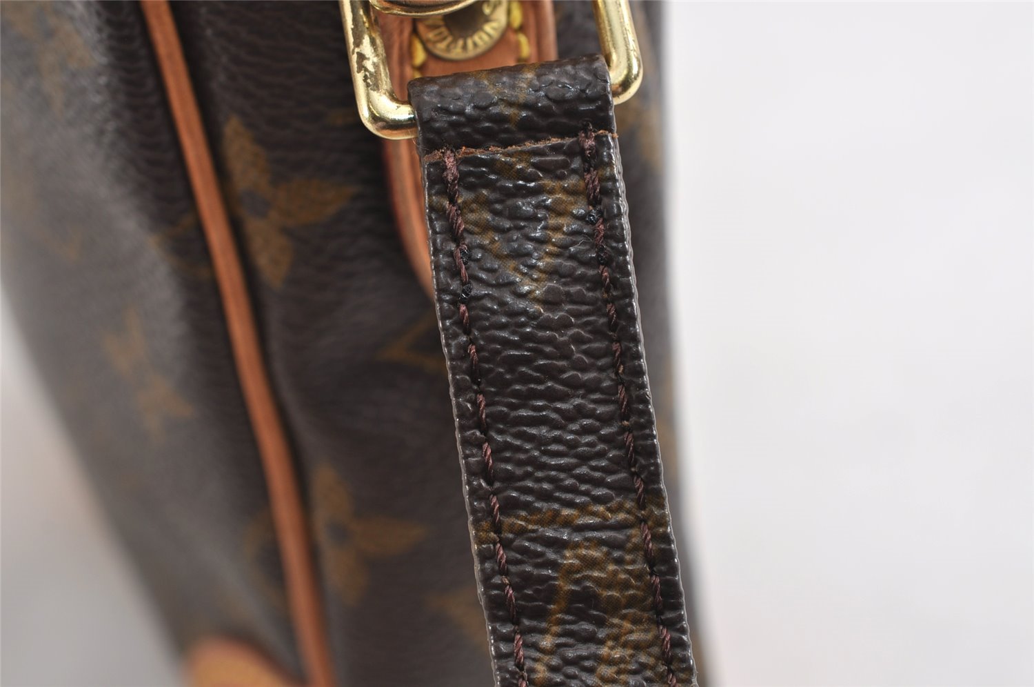 Authentic Louis Vuitton Monogram Danube Shoulder Cross Body Bag M45266 LV 2468J