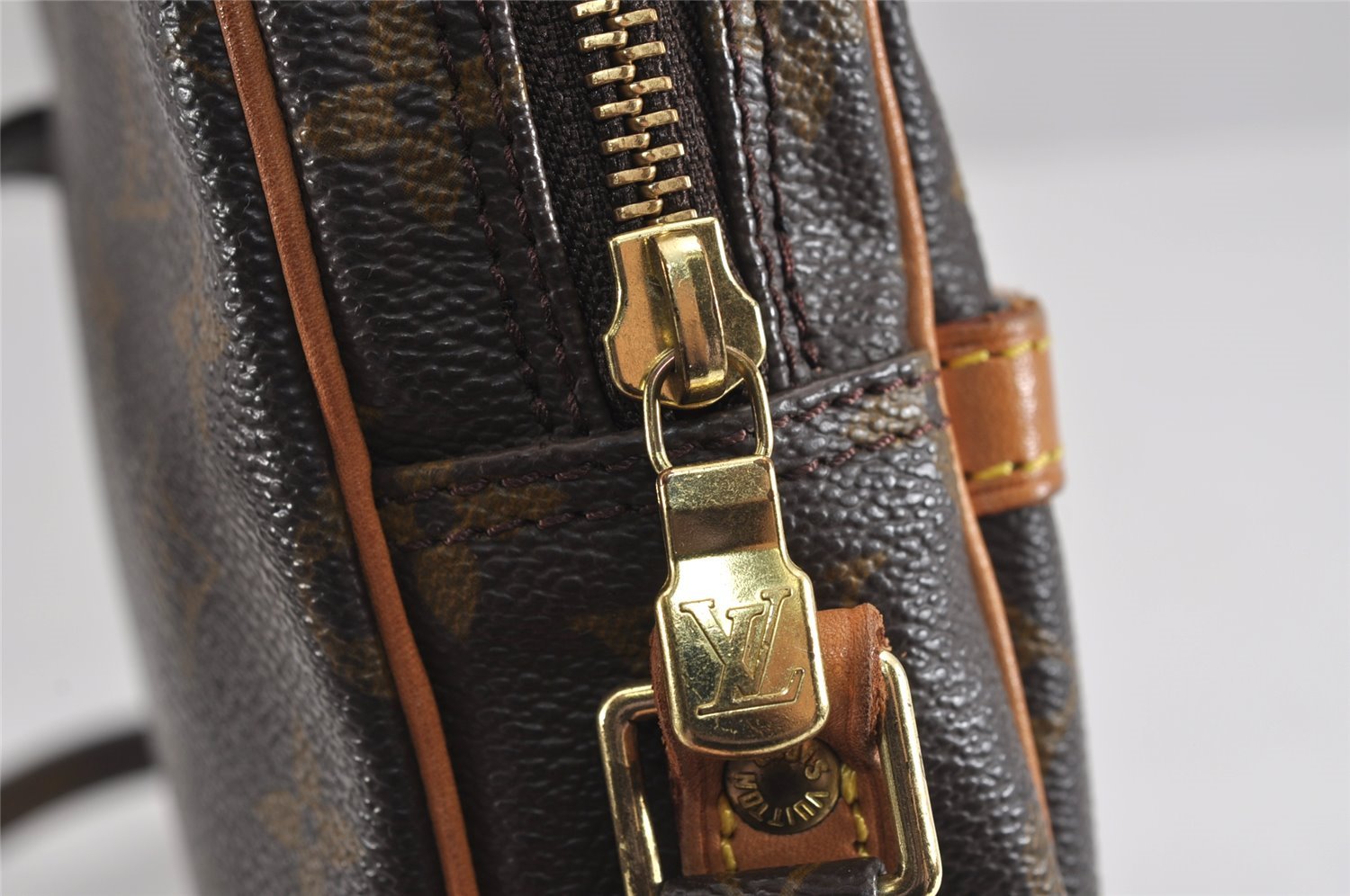 Authentic Louis Vuitton Monogram Danube Shoulder Cross Body Bag M45266 LV 2468J