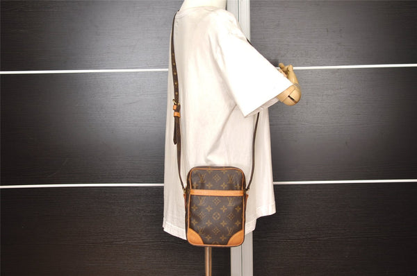 Authentic Louis Vuitton Monogram Danube Shoulder Cross Body Bag M45266 LV 2468J