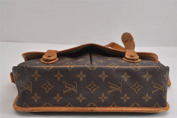 Authentic Louis Vuitton Monogram Gibeciere MM Shoulder Cross Bag M42247 LV 2469J
