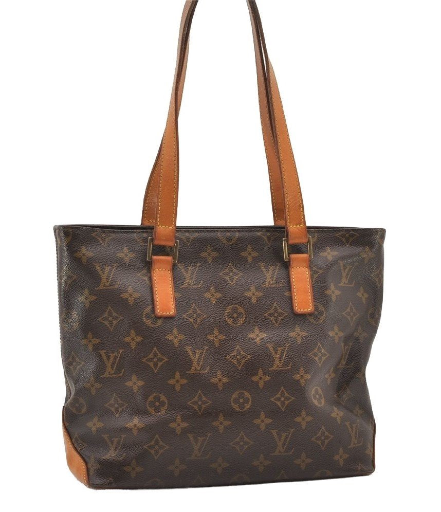 Authentic Louis Vuitton Monogram Cabas Piano Shoulder Tote Bag M51148 LV 2470J