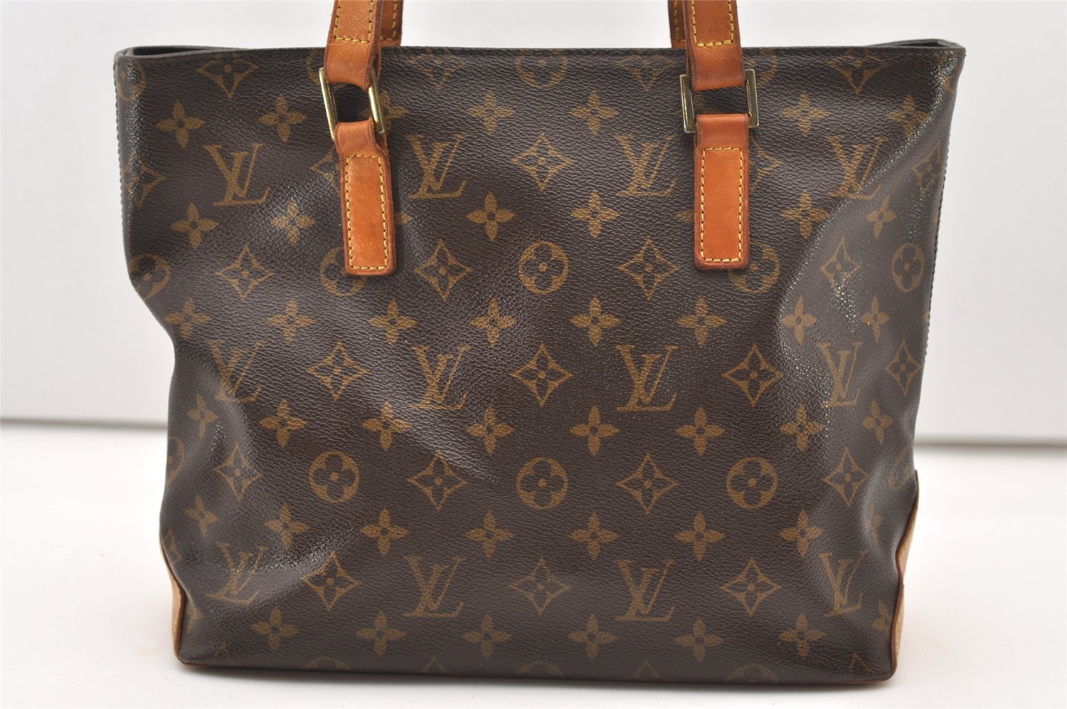 Authentic Louis Vuitton Monogram Cabas Piano Shoulder Tote Bag M51148 LV 2470J