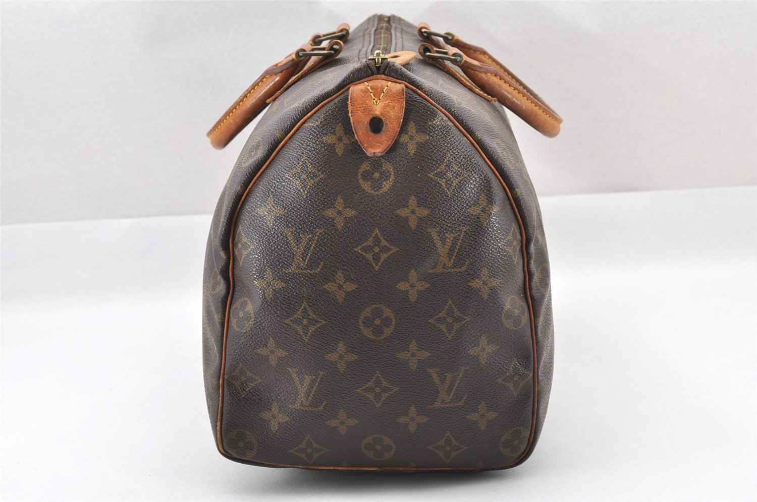 Authentic Louis Vuitton Monogram Speedy 35 Hand Boston Bag M41524 LV 2471J