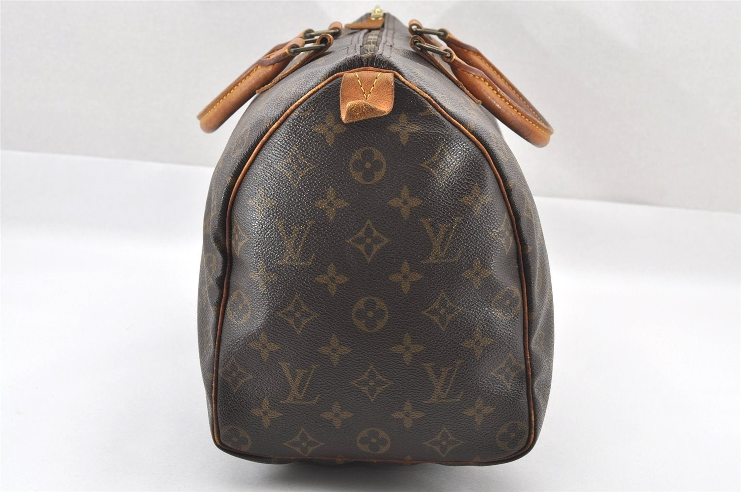 Authentic Louis Vuitton Monogram Speedy 35 Hand Boston Bag M41524 LV 2471J