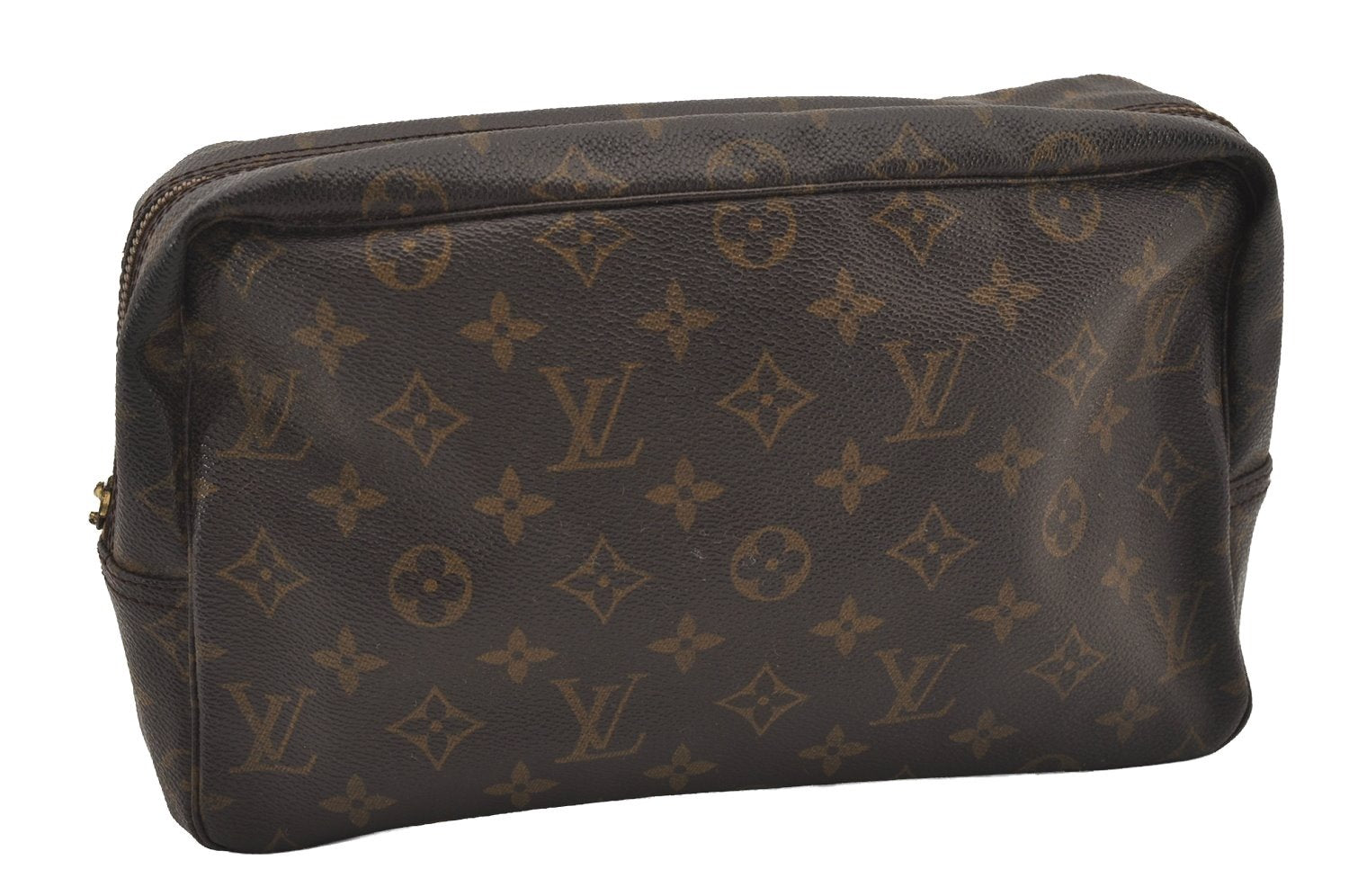 Auth Louis Vuitton Monogram Trousse Toilette 28 Clutch Bag M47522 Junk 2474J