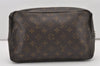 Auth Louis Vuitton Monogram Trousse Toilette 28 Clutch Bag M47522 Junk 2474J