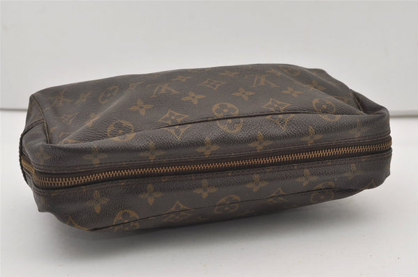 Auth Louis Vuitton Monogram Trousse Toilette 28 Clutch Bag M47522 Junk 2474J