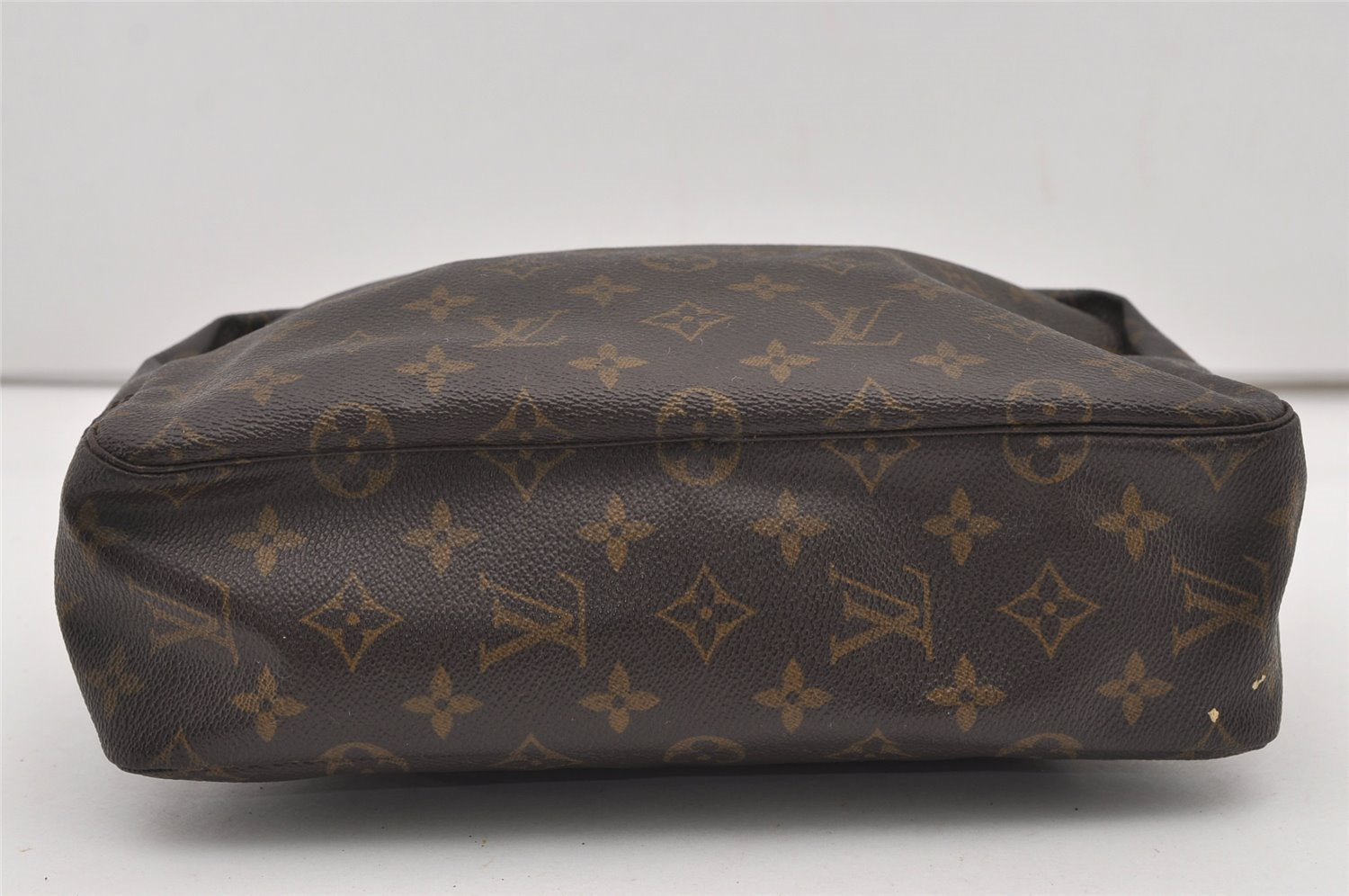 Auth Louis Vuitton Monogram Trousse Toilette 28 Clutch Bag M47522 Junk 2474J