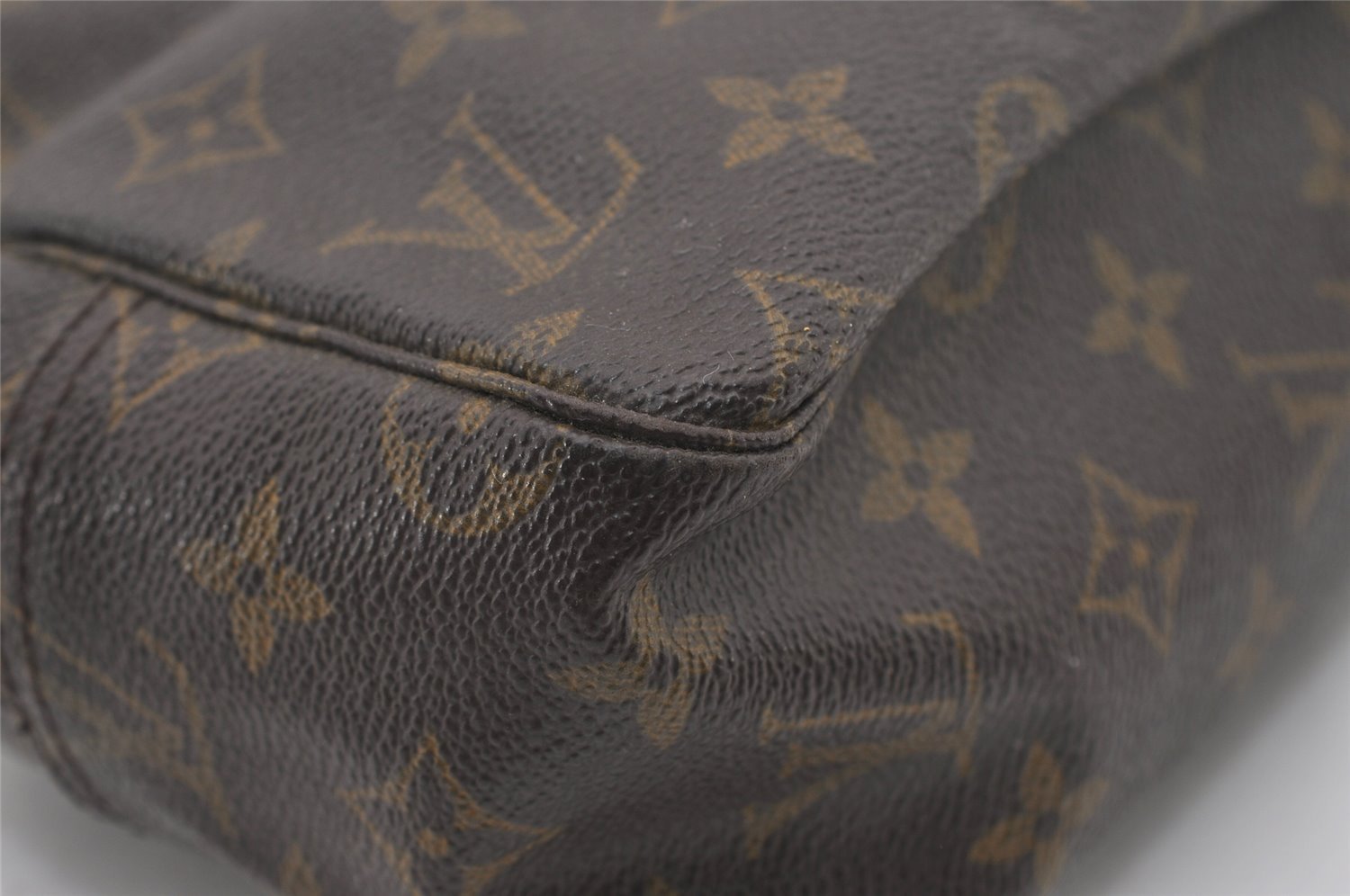 Auth Louis Vuitton Monogram Trousse Toilette 28 Clutch Bag M47522 Junk 2474J