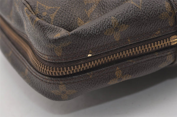 Auth Louis Vuitton Monogram Trousse Toilette 28 Clutch Bag M47522 Junk 2474J