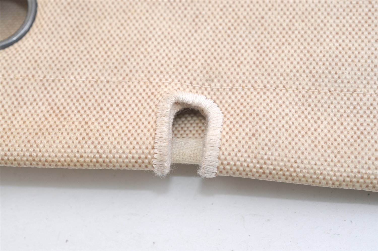 Authentic HERMES Her Bag MM Replacement Bag Canvas White 2474K