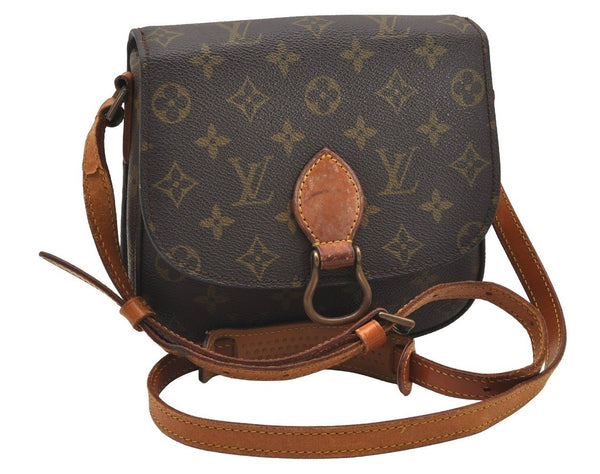 Authentic Louis Vuitton Monogram Saint Cloud MM M51243 Shoulder Cross Bag 2475J