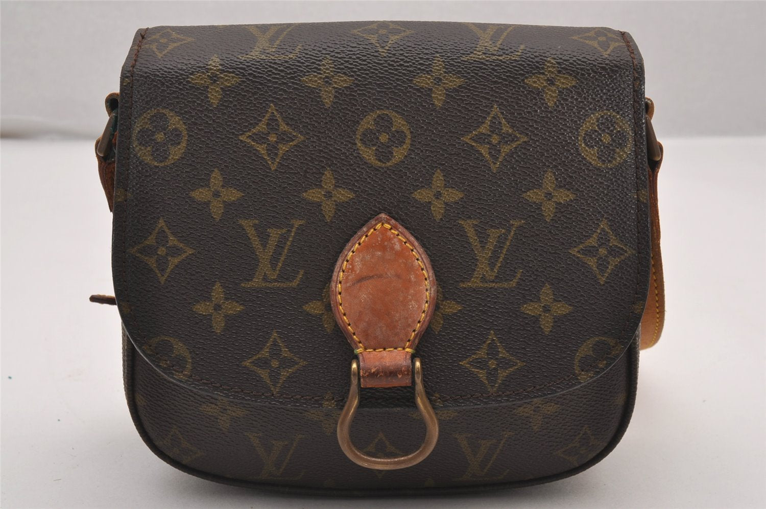 Authentic Louis Vuitton Monogram Saint Cloud MM M51243 Shoulder Cross Bag 2475J