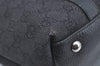 Authentic GUCCI Abbey Shoulder Tote Bag GG Canvas Leather 268640 Black 2476J