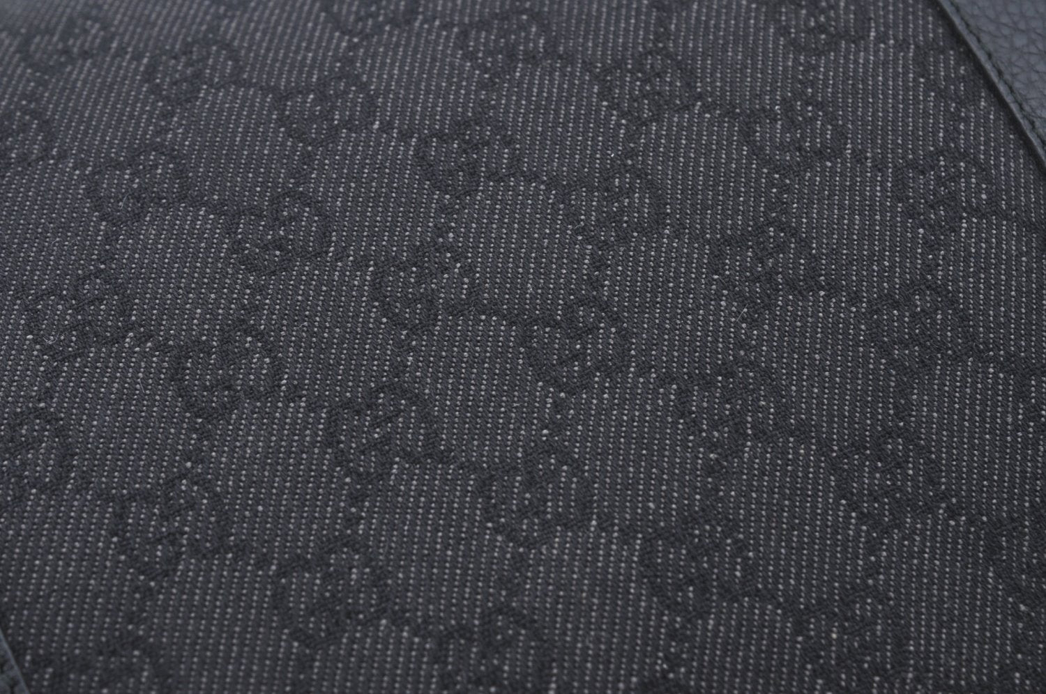 Authentic GUCCI Abbey Shoulder Tote Bag GG Canvas Leather 268640 Black 2476J