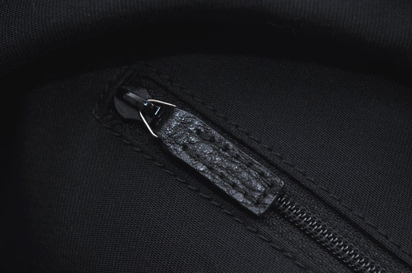 Authentic GUCCI Abbey Shoulder Tote Bag GG Canvas Leather 268640 Black 2476J