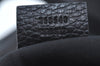 Authentic GUCCI Abbey Shoulder Tote Bag GG Canvas Leather 268640 Black 2476J