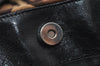 Authentic FENDI Leopard Pattern Hand Tote Bag Unborn Calf Leather Brown 2477I