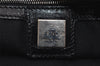 Authentic FENDI Leopard Pattern Hand Tote Bag Unborn Calf Leather Brown 2477I