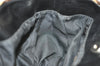Authentic FENDI Leopard Pattern Hand Tote Bag Unborn Calf Leather Brown 2477I