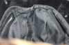 Authentic FENDI Leopard Pattern Hand Tote Bag Unborn Calf Leather Brown 2477I