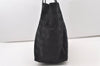 Authentic CHANEL New Travel Line Shoulder Tote Bag Nylon Leather Black 2477J