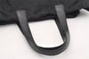 Authentic CHANEL New Travel Line Shoulder Tote Bag Nylon Leather Black 2477J