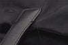 Authentic CHANEL New Travel Line Shoulder Tote Bag Nylon Leather Black 2477J