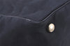 Authentic CHANEL New Travel Line Shoulder Tote Bag Nylon Leather Black 2477J