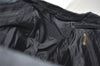 Authentic CHANEL New Travel Line Shoulder Tote Bag Nylon Leather Black 2477J