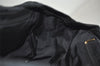 Authentic CHANEL New Travel Line Shoulder Tote Bag Nylon Leather Black 2477J