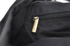 Authentic CHANEL New Travel Line Shoulder Tote Bag Nylon Leather Black 2477J