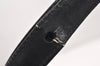 Authentic GUCCI Micro GG Canvas Leather Shoulder Hand Bag Purse Black 2477K